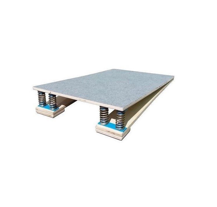 Мостик гимнастический подпружиненный 4 пружины, 100 cм  Pioner A13058