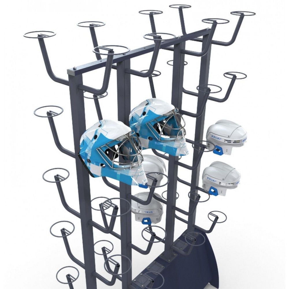 Сушильный стеллаж СЛ1-Стандарт для шлемов, двухсторонний 202х125х48см  SLHD-40