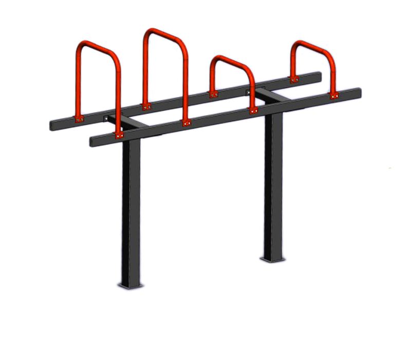 Лавка с упорами для воркаута  Pioner A16053