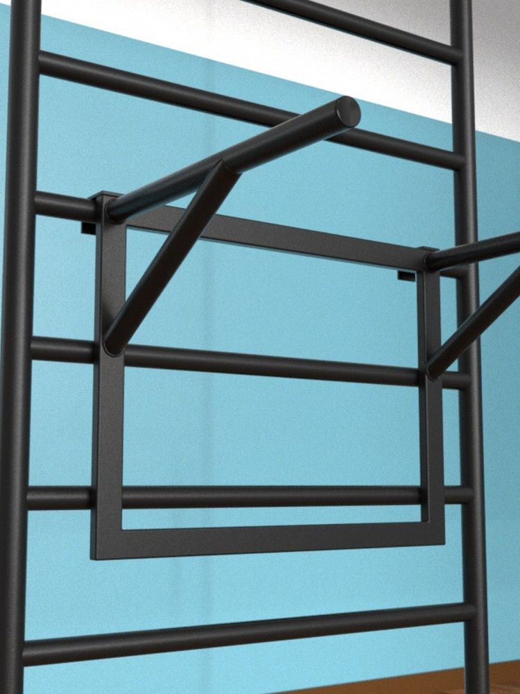 Шведская стенка враспор с регулировкой высоты и турником Pioner A16174