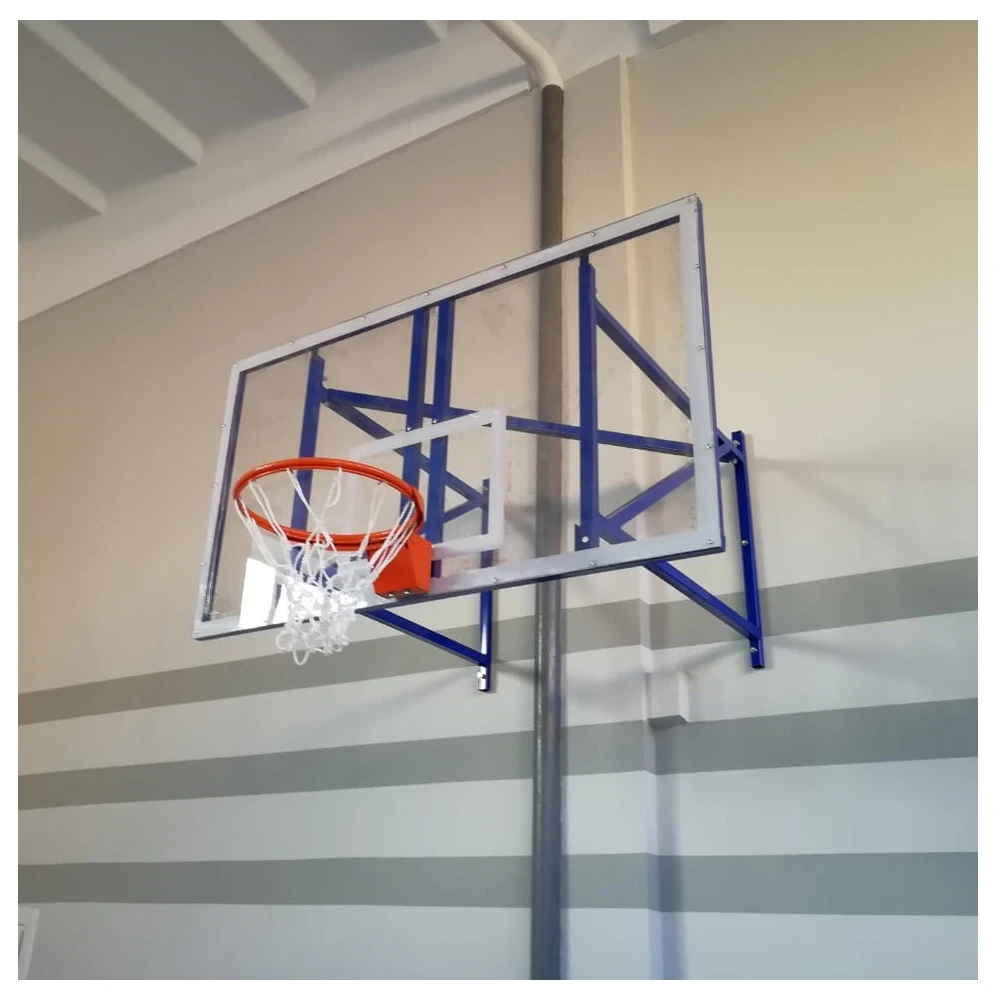 Щит баскетбольный игровой 1800×1050 мм, оргстекло 10 мм, с основанием