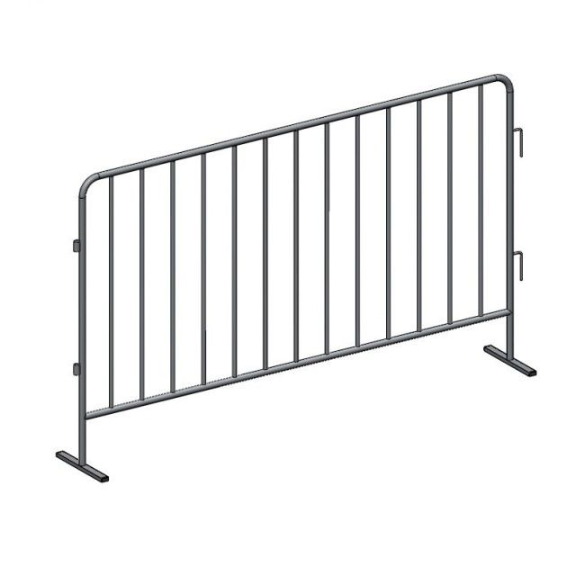 Ограждение мобильное переносное  2500х1400 мм  Pioner A10786