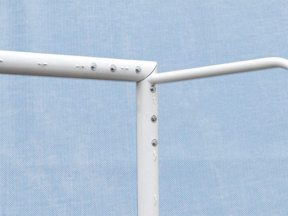 Ворота футбольные 5х2 м стальные, сертификат ГОСТ 55664-2013, круглая труба D 89 мм Pioner A18083