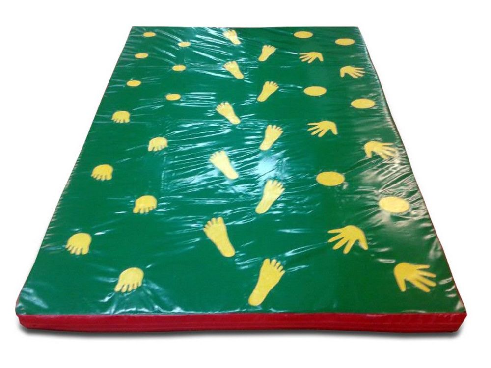 Мат со следочками 200x140x10см тент, поролон  Pioner A11357