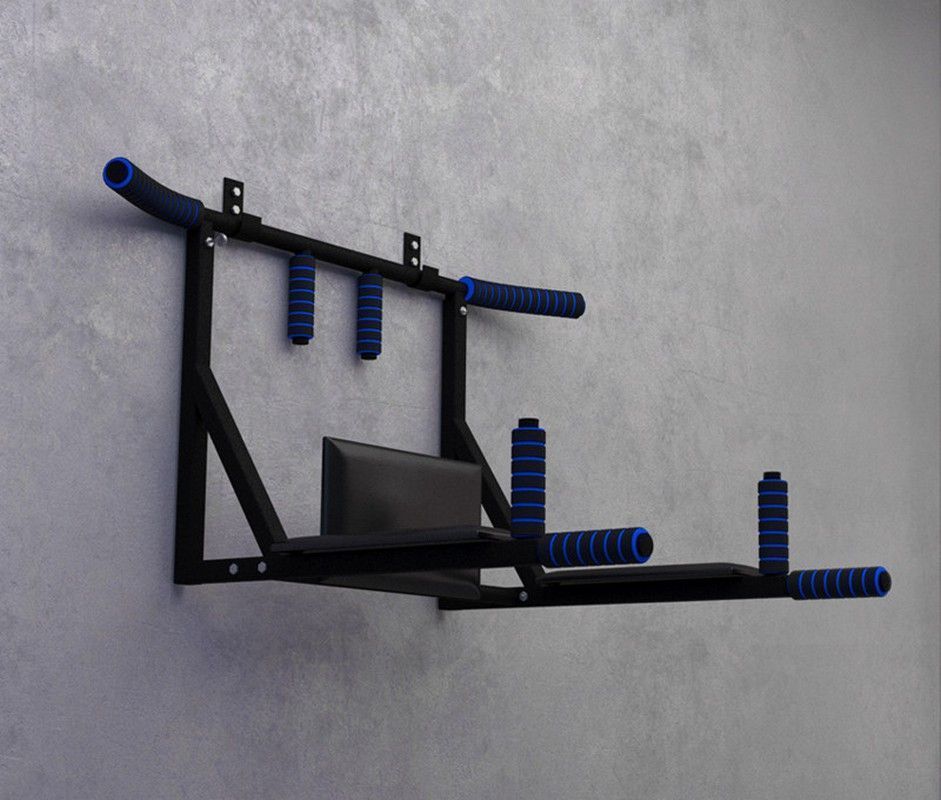 Турник-брусья-пресс, черный Pioner A17166