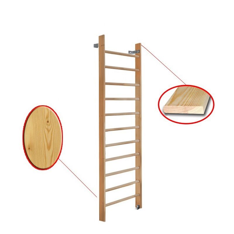 Стенка шведская 240х80см массив.сосна  Pioner A15827