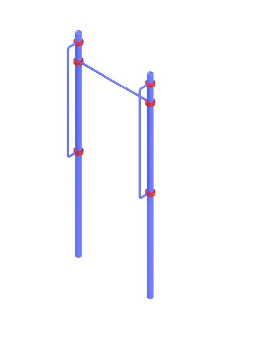 Турник с поручнями для людей с ограниченными возможностями  Pioner A16419