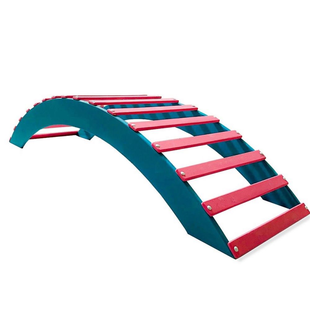 Мостик массажный из дерева (140х40х29см) окрашенный  Pioner A11048