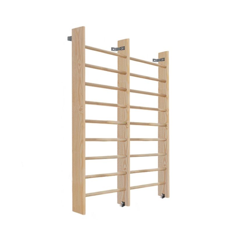 Стенка шведская 2-х секционная 200х160 см, боковина 14 см (массив.сосна) Pioner A15867