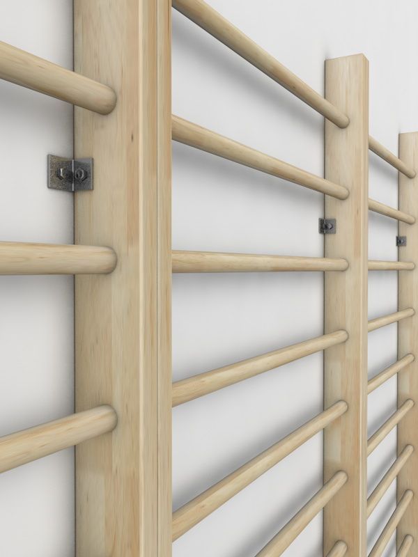 Шведская стенка сосна/береза размер 2400х1000 мм Pioner A16212