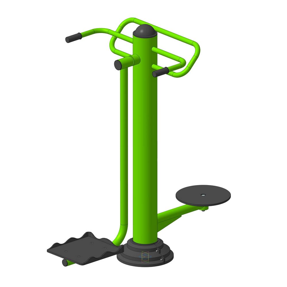 Уличный тренажер взрослый Диск+Маятник для двоих  Pioner A17288