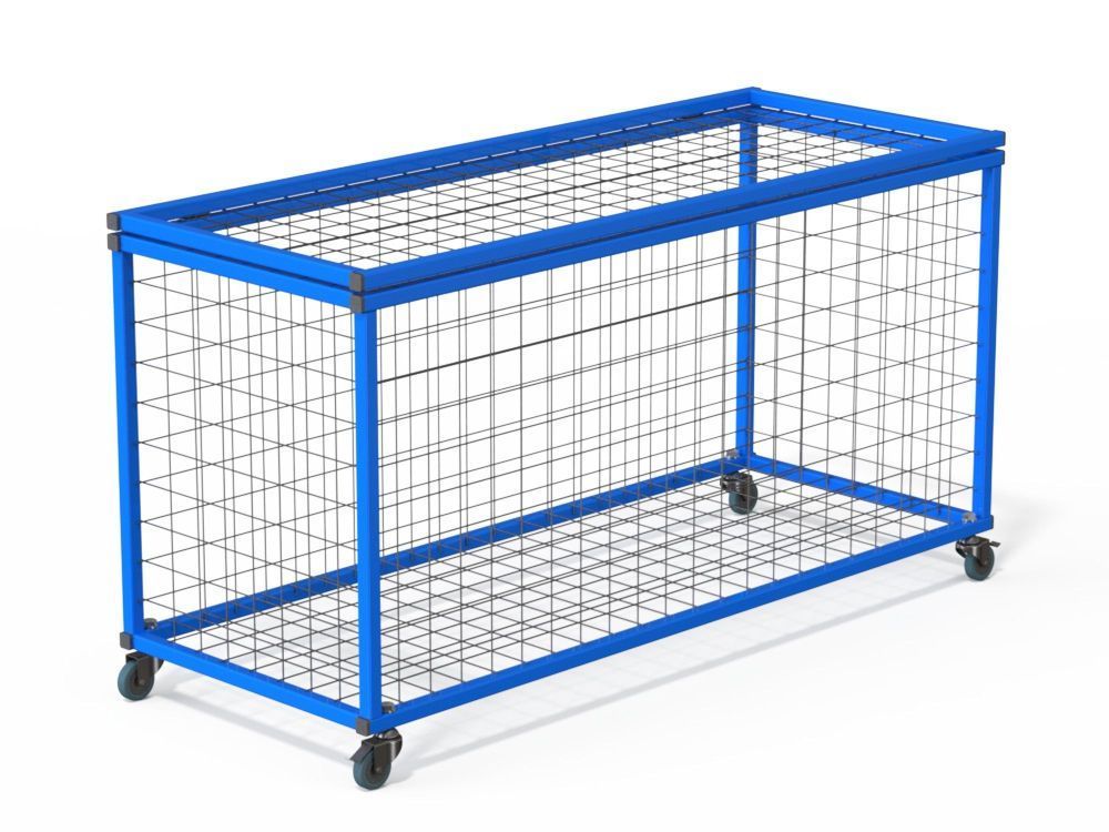 Тележка для мячей и спортивного инвентаря 113х45х54 см  Pioner A14362