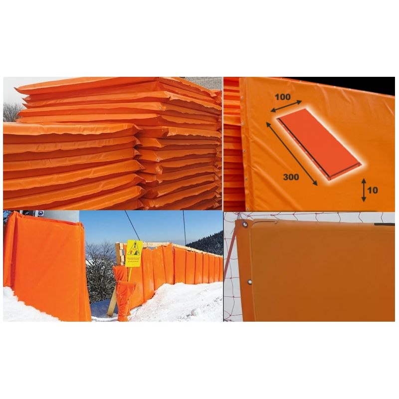 Мат для горнолыжных трасс 300х100х10 см Тент  люверсы  Pioner A11661