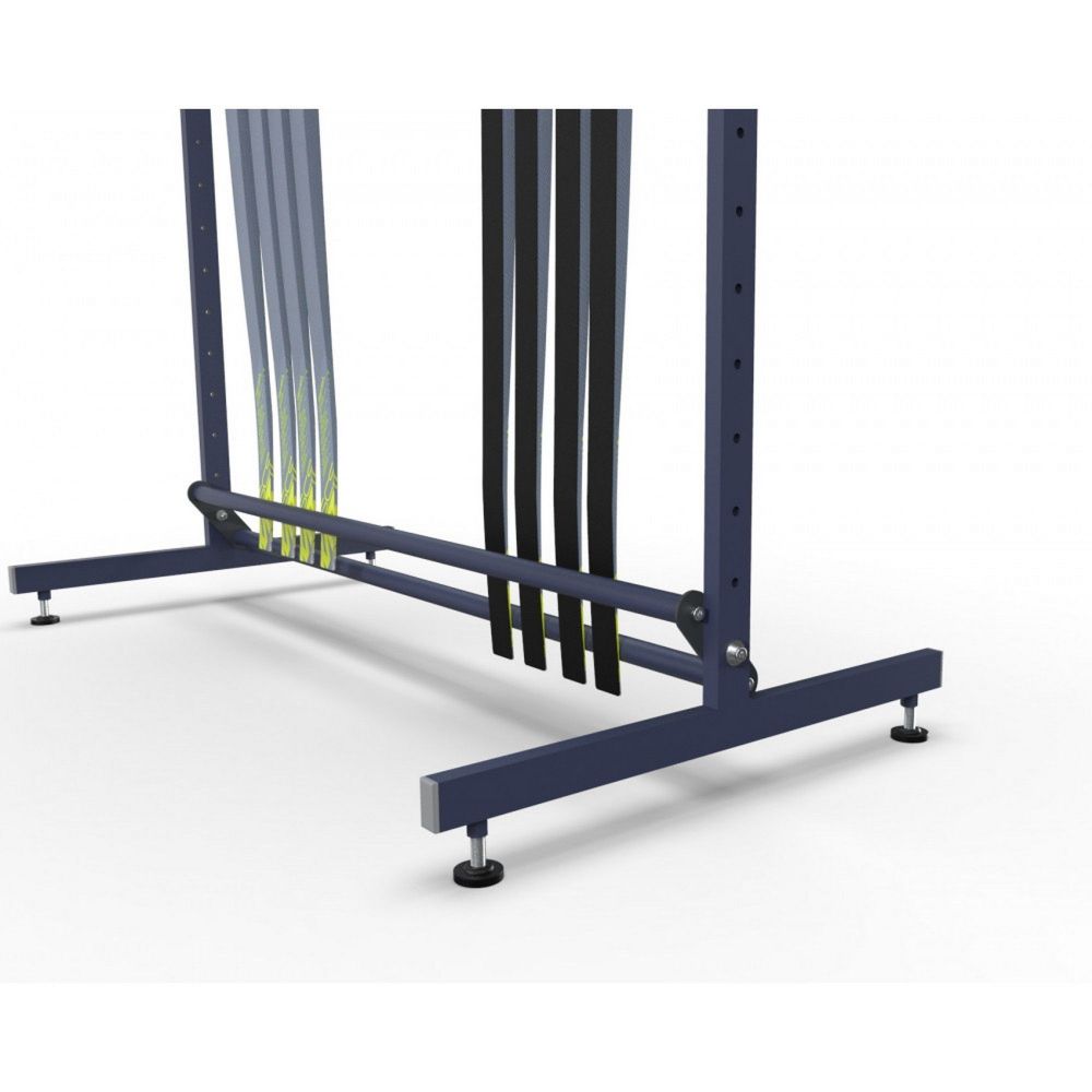 Стеллаж Стандарт для беговых лыж, двухсторонний с вешалкой 205х215х50см  BLVS-36