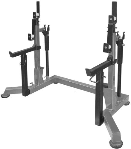 Стойка для пауэрлифтинга (домкратная) со страховочными упорами  Pioner A16247