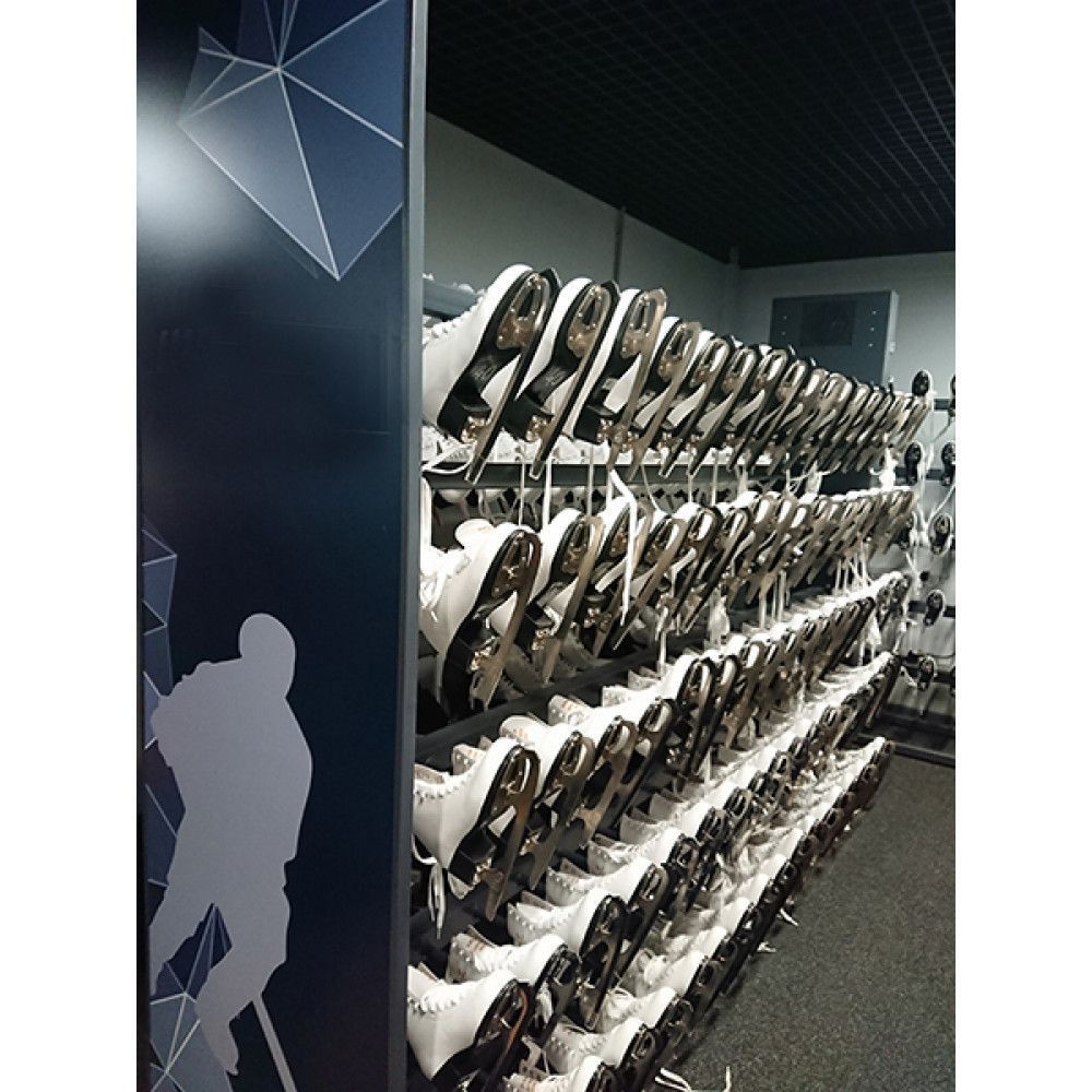 Сушильный стеллаж СЛ2 - Премиум для обуви, двухсторонний 1990х2655х670 SLPD-80