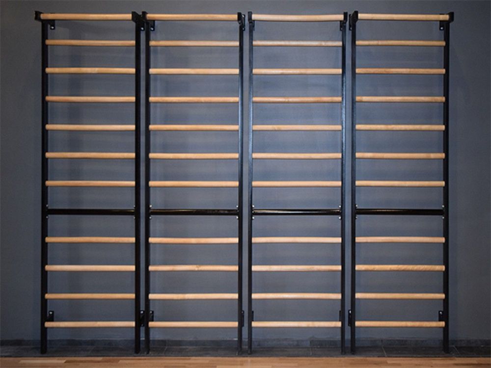 Шведская стенка металл/береза, размер 2800х800 мм  Pioner A16199