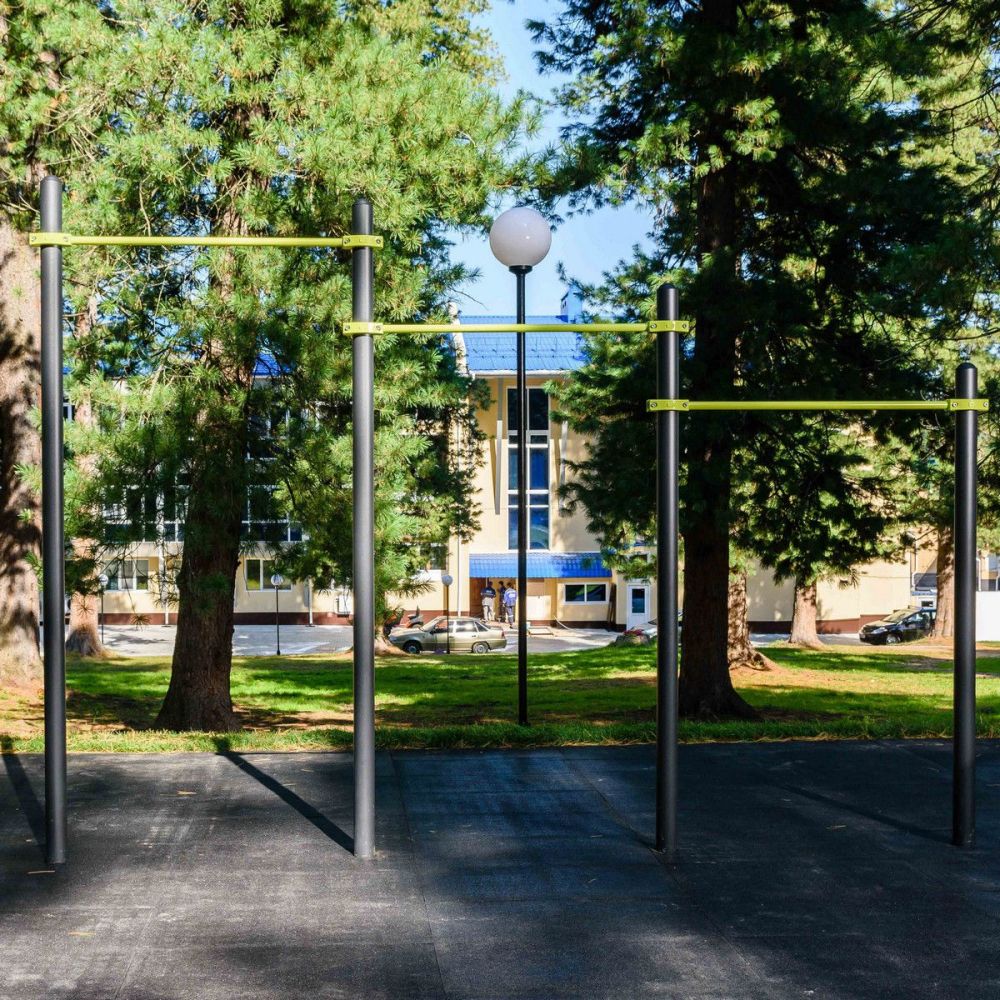 Перекладины разноуровневые для подтягивания из виса на высокой перекладине  Pioner A17513