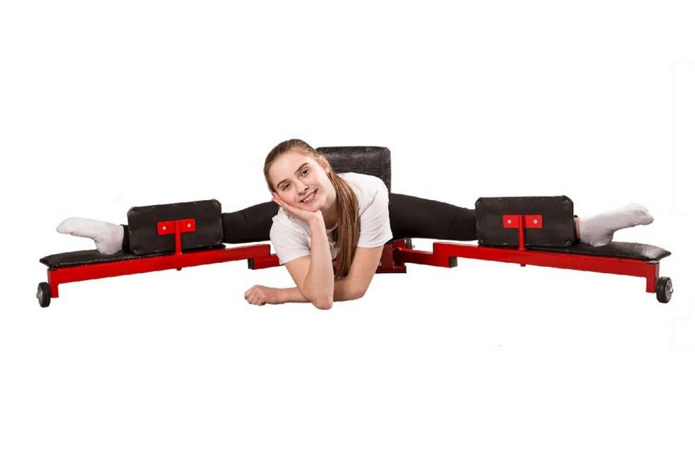 Тренажер для растяжки поперечного шпагата  красный Pioner A12240