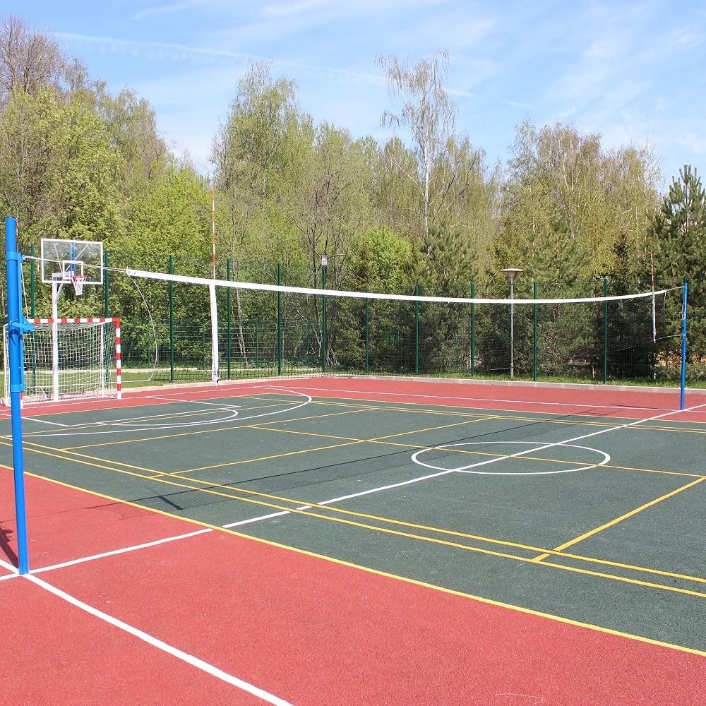 Стойки волейбольные универсальные со стаканами и крышками Pioner A10190