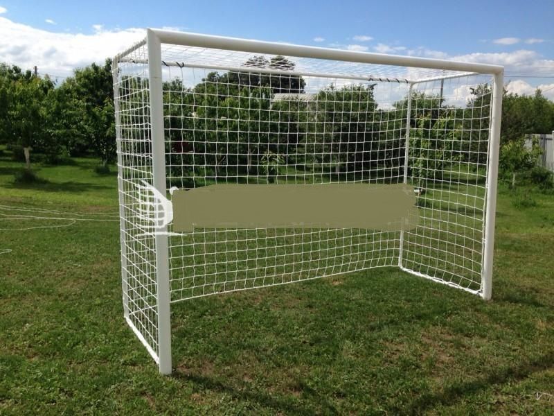 Сетка для футбольных ворот нить 5 мм, безузловая, 10х10 см пара Pioner A14941