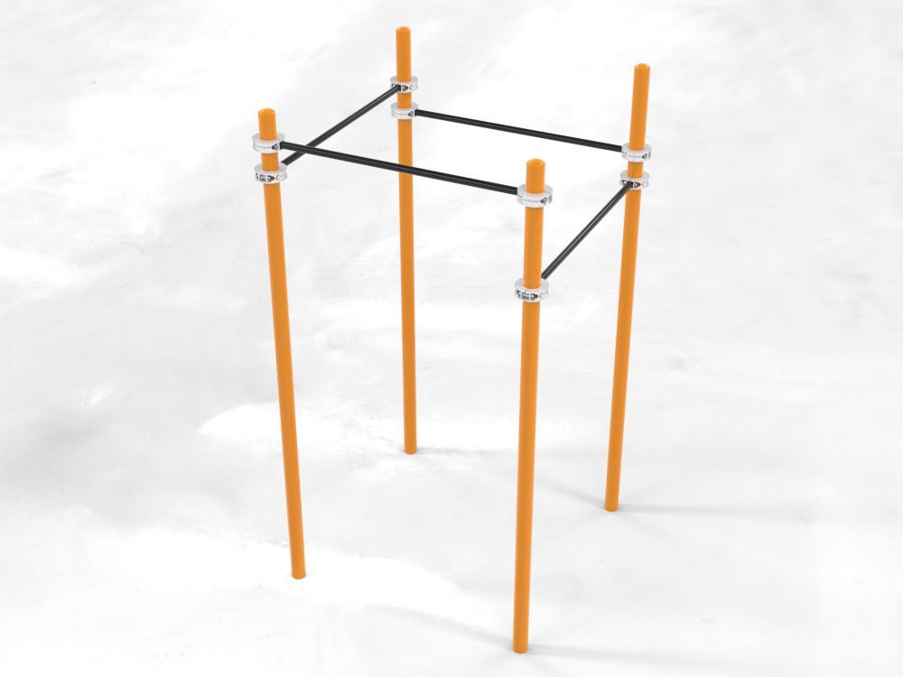 Комплекс турников квадратный для Воркаут Pioner A17248