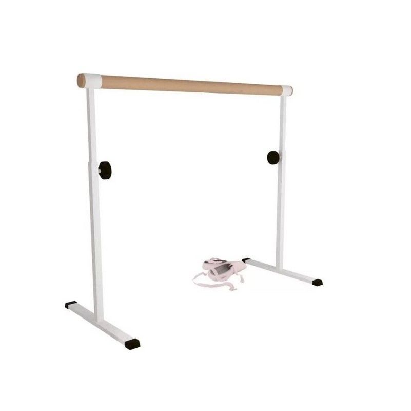 Станок балетный однорядный разборный   1 метр, белый Pioner A14204