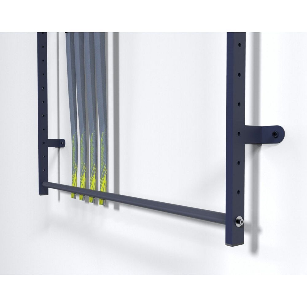 Стеллаж Эконом для беговых лыж, пристенный, односторонний с вешалкой 195х215х15см  BLVEP-18