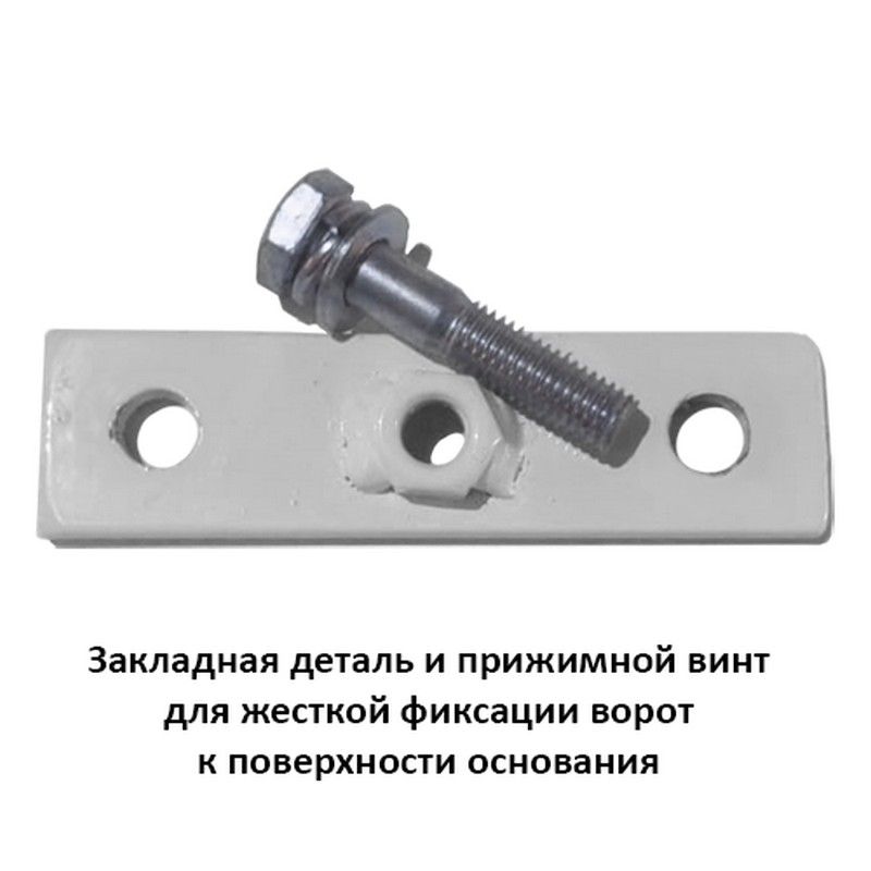 Ворота минифутбольные/гандбольные из профиля 60х60мм  с удлиненными штангами и стаканами под бетонирование Pioner A13849