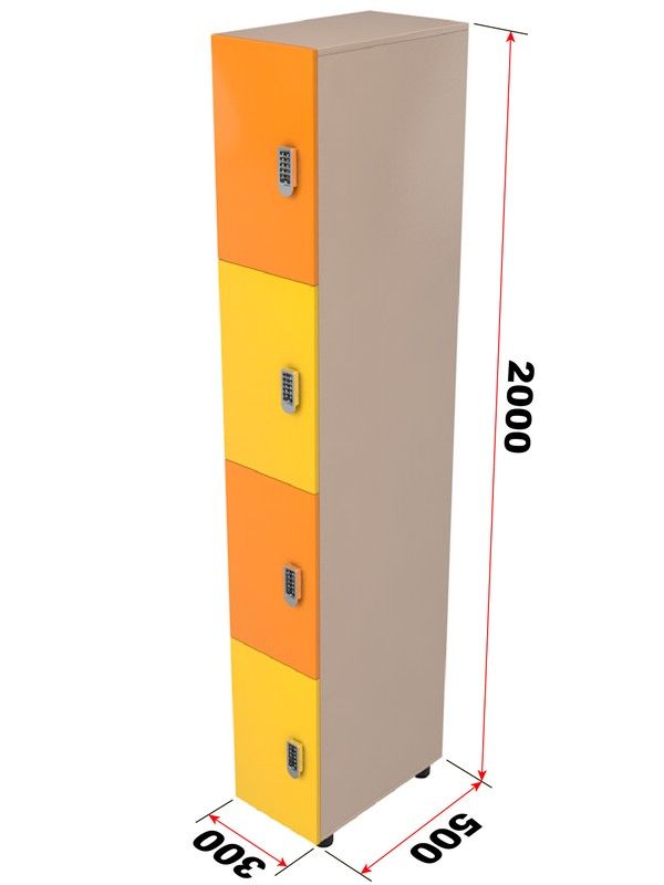 Шкаф для раздевалки  Pioner A16297