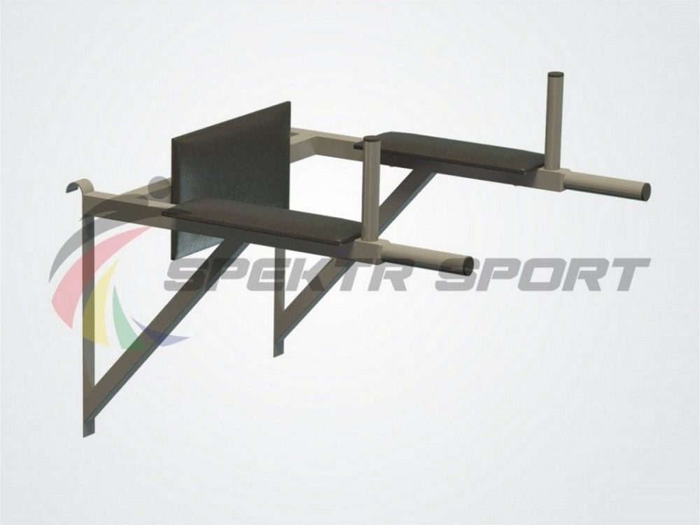 Тренажер брусья-пресс навесной, серый Pioner A12188