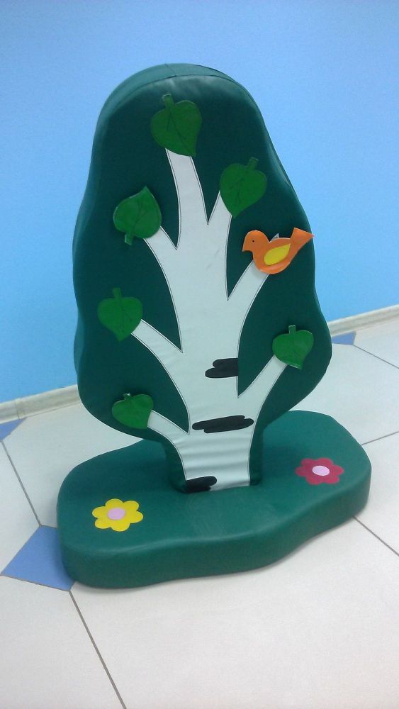 Дидактическое дерево с птичкой 90х50х12 см  Pioner A11287