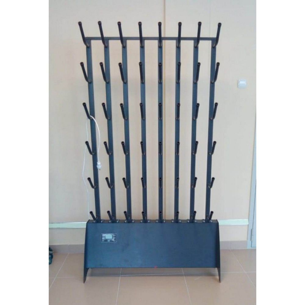 Сушильный стеллаж СЛ1 - Стандарт для обуви, односторонний 202х125х38см  SLS-20