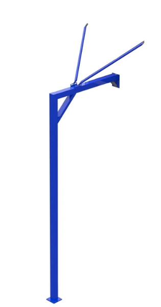 Стойка баскетбольная стационарная Г - образная под бетонирование вынос 1,0 м