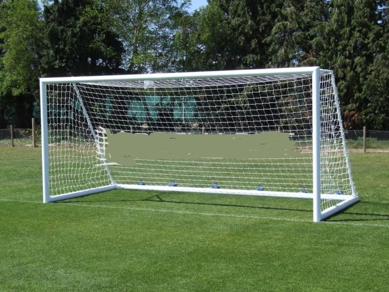 Ворота футбольные алюм. 7,32 х 2,44 м разборные 100 мм, переносные  Pioner A14918