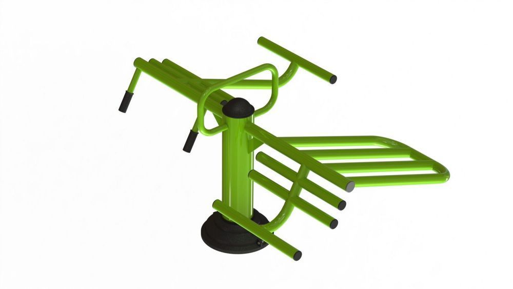 Уличный тренажер взрослый Пресс для двоих Pioner A17013