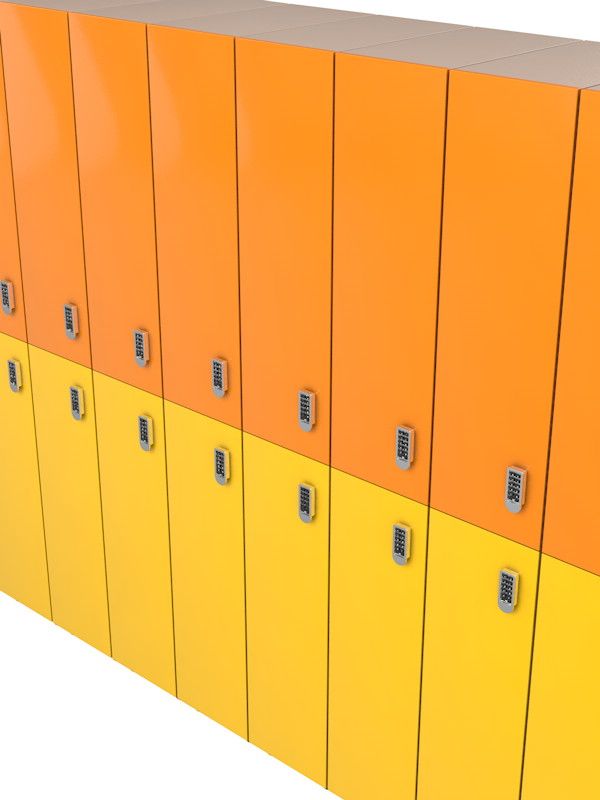 Шкаф c покрытием HPL 200х50х30 (см)  Pioner A16316