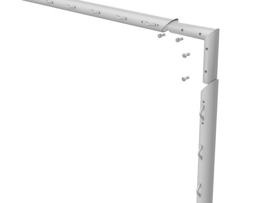 Ворота футбольные со стойками натяжения сетки, разборные (7,32х2,44 м)  Pioner A13832