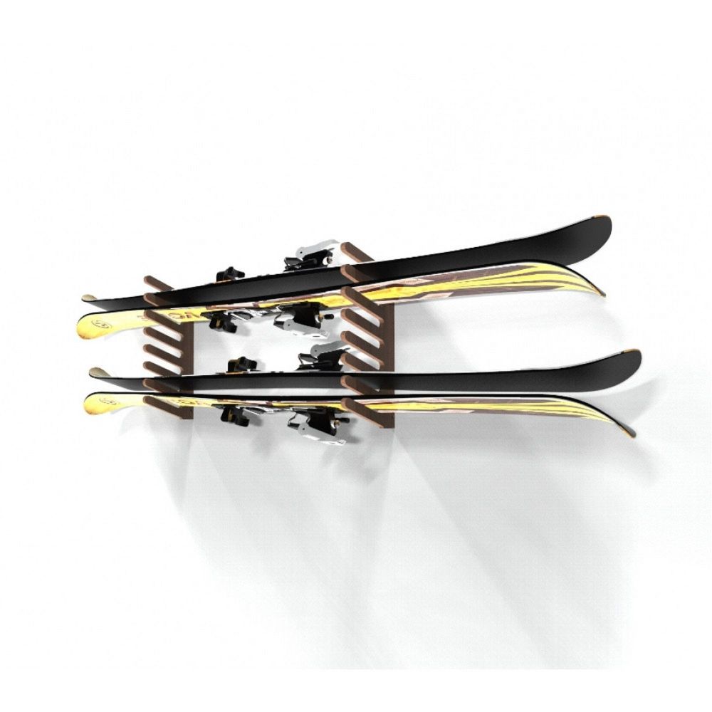 Вешалка Эконом SEF для лыж фрирайда, пристенная 45х80х18см  SEF-7