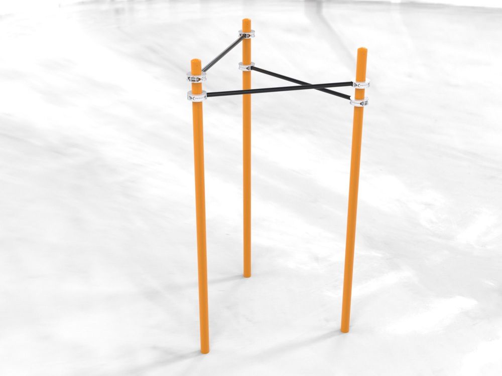 Комплекс турников Треугольник для Воркаут Pioner A17242