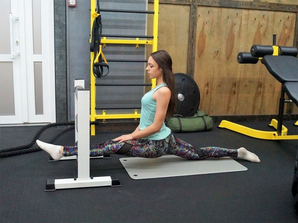 Тренажер для растяжки шпагата   черный Pioner A12238