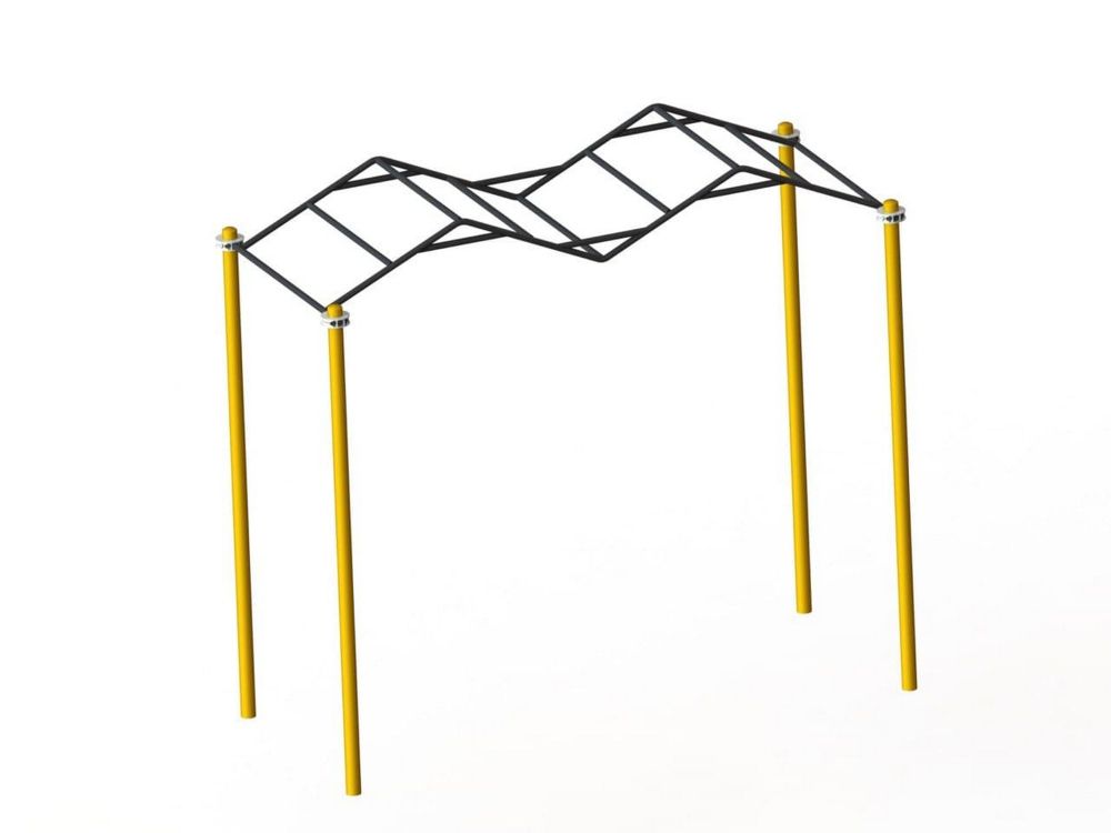 Рукоход для воркаут Волна Pioner A17266