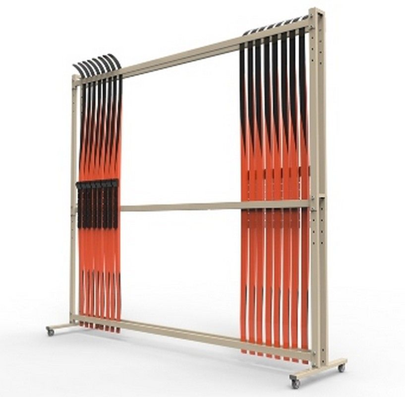 Стеллаж для лыж мобильный на 42 пары Pioner A14377