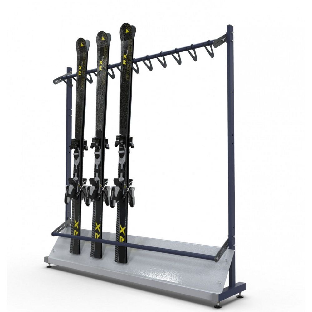 Стойка Стандарт для горных лыж, односторонняя с вешалкой 160х215х30см  CGLVE-16