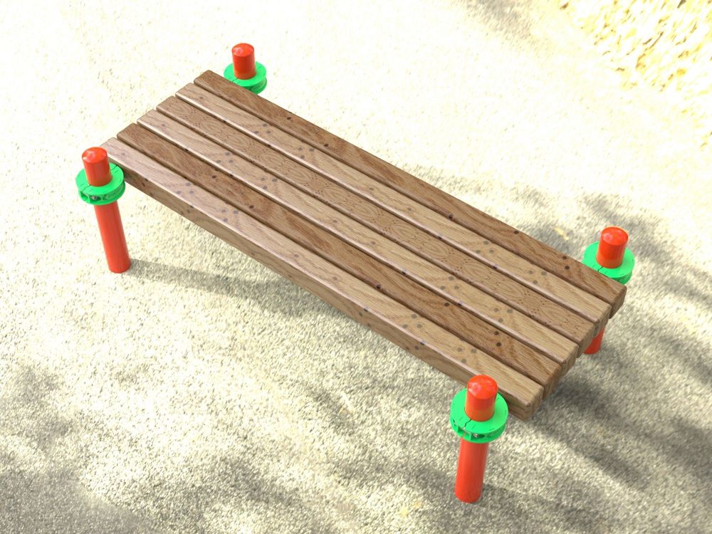 Лавочканая для Воркаут  Pioner A17375