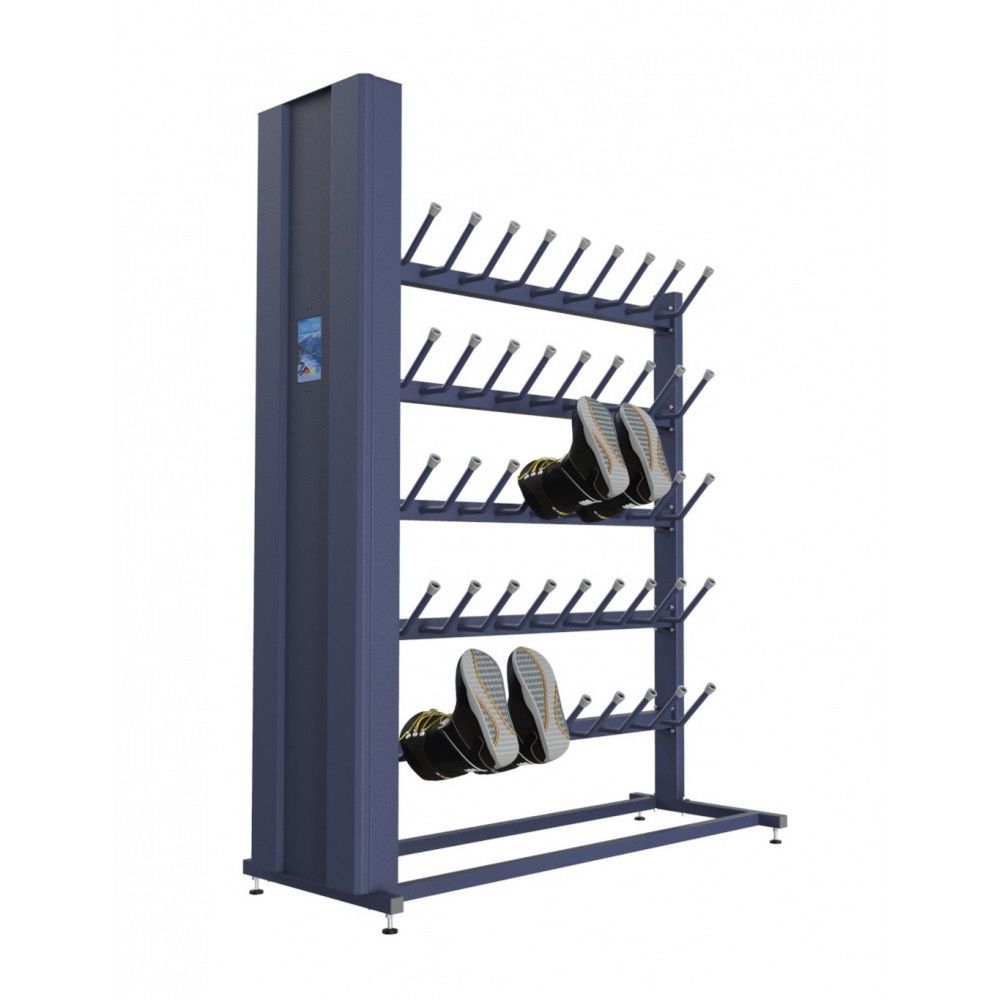 Сушильный стеллаж СЛ2 - Премиум для обуви, односторонний 199х217х67см  SLP-30