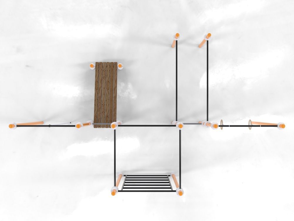 Комплекс для занятий Воркаут Pioner A16891