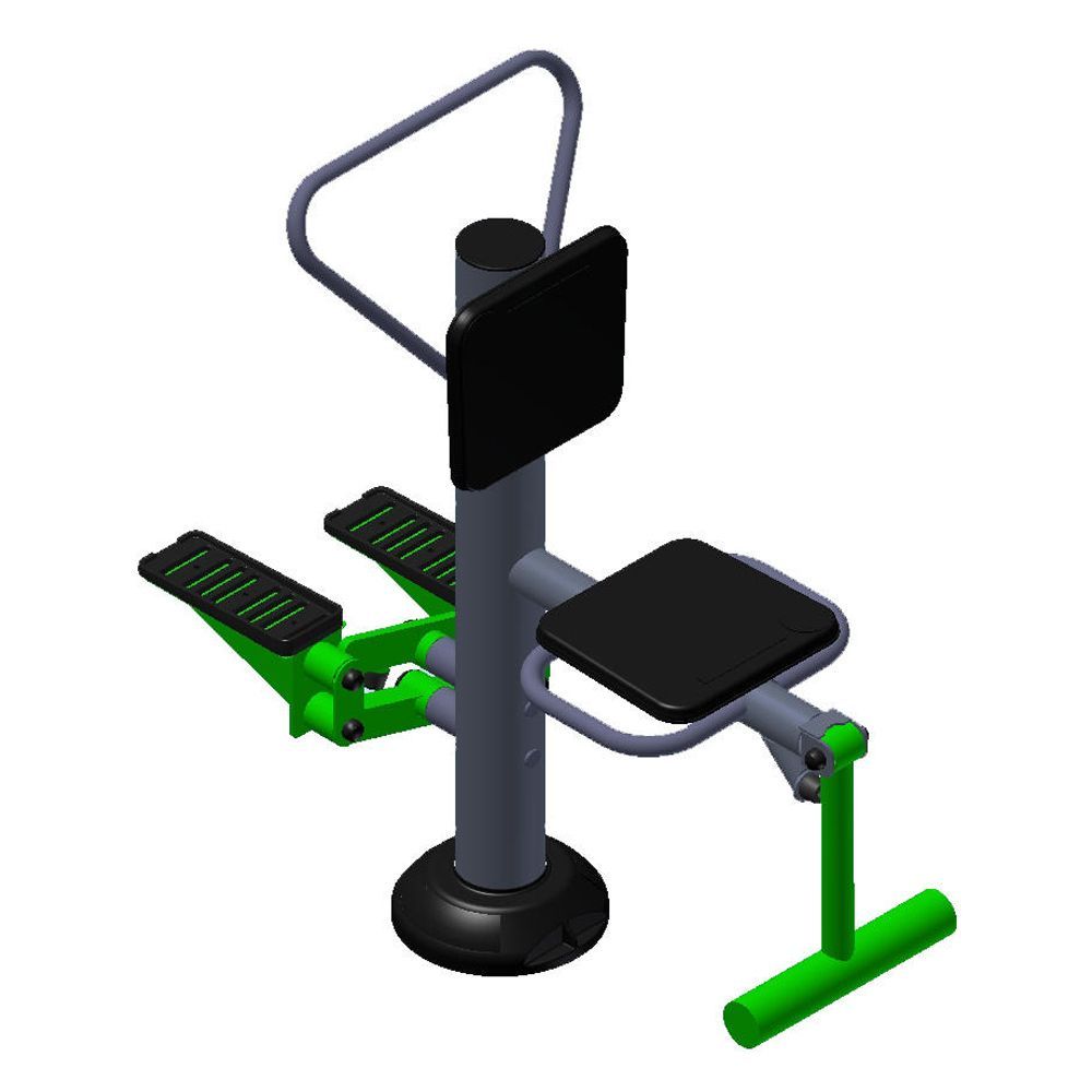 Уличный тренажер взрослый Степ + Флекс для двоих Pioner A17382