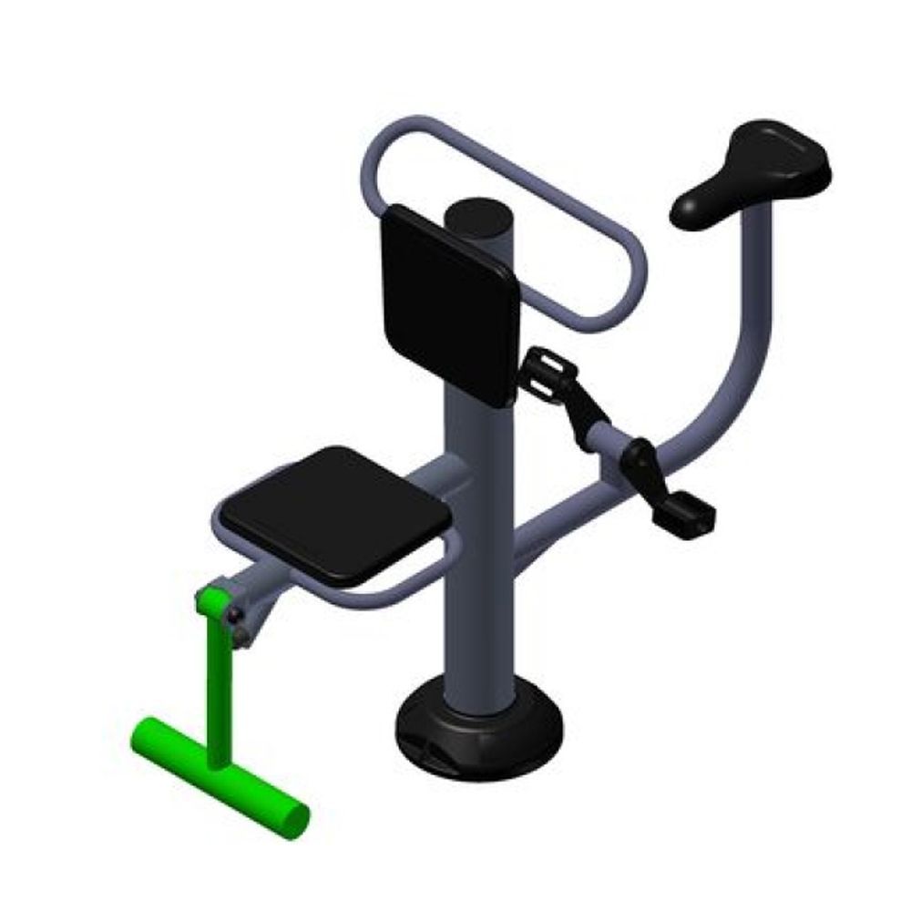 Уличный тренажер взрослый Вело+Флекс для двоих Pioner A16984