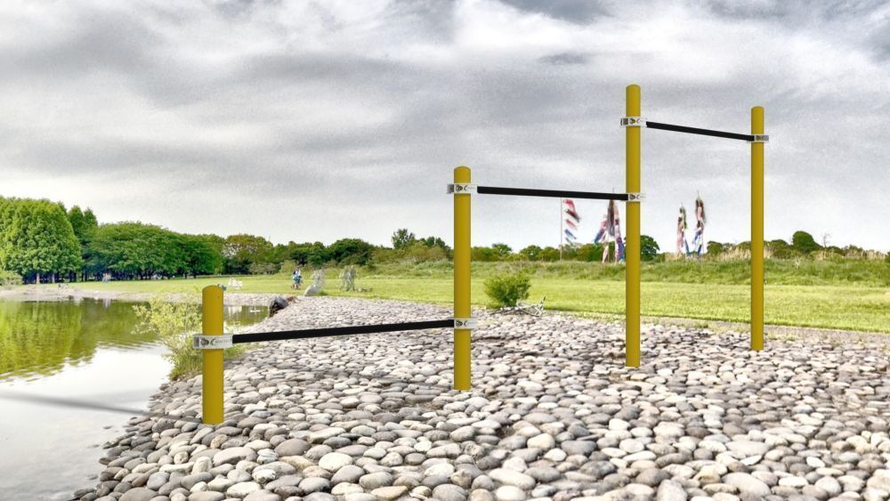 Перекладины для отжимания и подтягивания Воркаут Pioner A16856